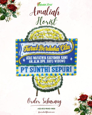 Papan Bunga Duka di Tegowanu