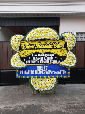 Papan Bunga Duka di Tegowanu