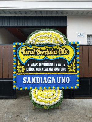 Papan Bunga Duka di Tegowanu